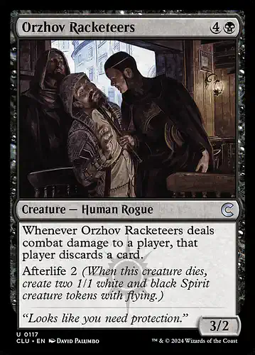 Orzhov Racketeers - clu Spoiler