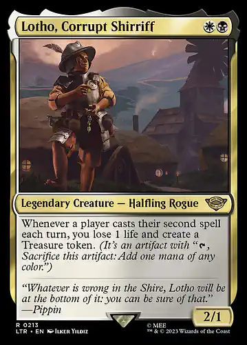 Lotho, Corrupt Shirriff - ltr Spoiler