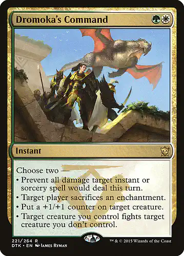 Dromoka's Command - dtk Spoiler