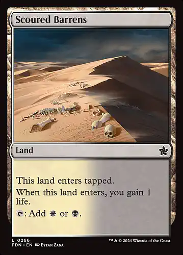 Scoured Barrens - fdn Spoiler