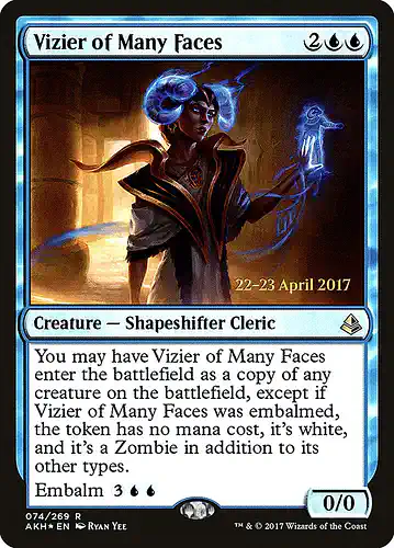Vizier of Many Faces - akh Spoiler