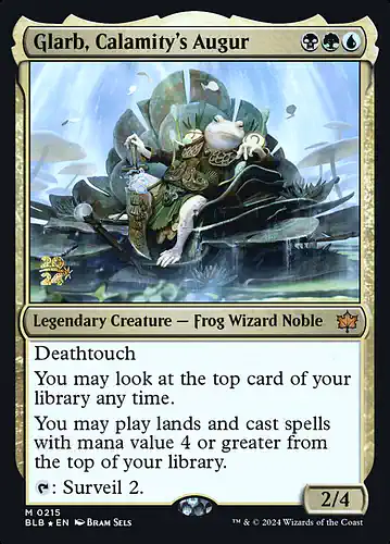 Glarb, Calamity's Augur - blb Spoiler