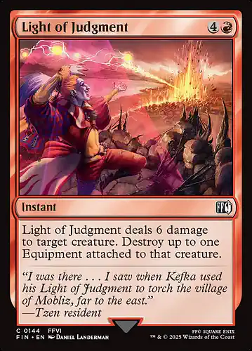 Light of Judgment - fin Spoiler