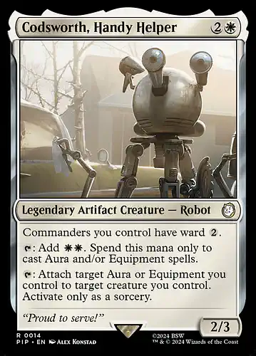 Codsworth, Handy Helper - pip Spoiler