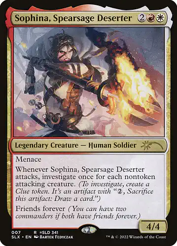 Sophina, Spearsage Deserter - slx Spoiler