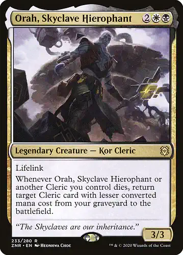 Orah, Skyclave Hierophant - znr Spoiler