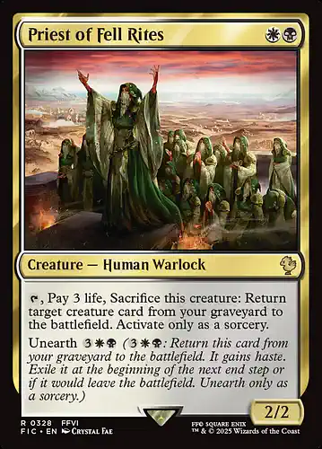 Priest of Fell Rites - fic Spoiler