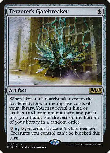 Tezzeret's Gatebreaker - m19 Spoiler