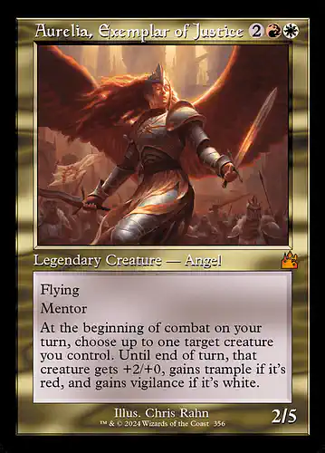 Aurelia, Exemplar of Justice - rvr Spoiler