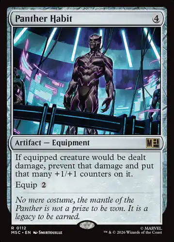 Panther Habit - msc Spoiler