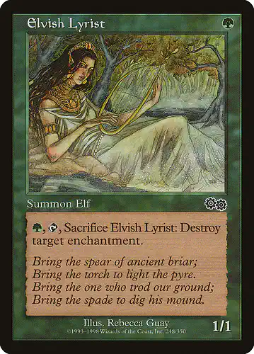 Elvish Lyrist - usg Spoiler
