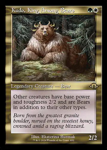 Kudo, King Among Bears - mh3 Spoiler