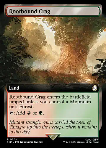 Rootbound Crag - pip Spoiler