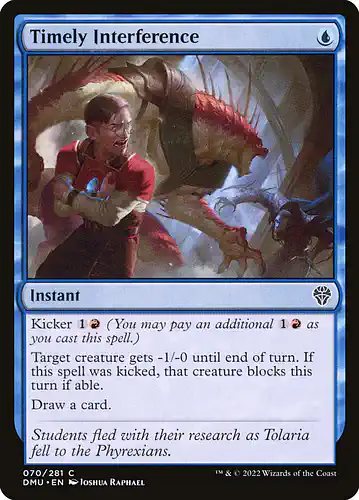 Timely Interference - dmu Spoiler