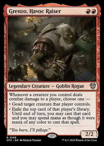 Grenzo, Havoc Raiser - otc Spoiler