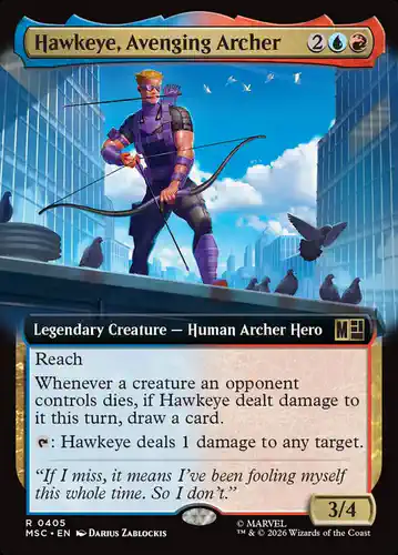 Hawkeye, Avenging Archer - msc Spoiler