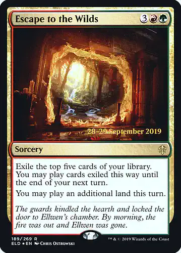 Escape to the Wilds - eld Spoiler