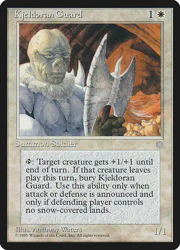 Kjeldoran Guard - ice Spoiler