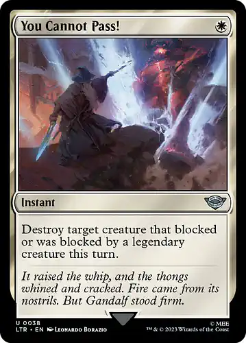 You Cannot Pass! - ltr Spoiler