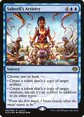 Saheeli's Artistry - kld Spoiler