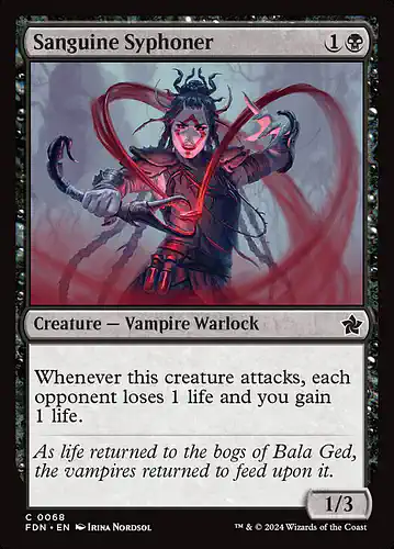 Sanguine Syphoner - fdn Spoiler