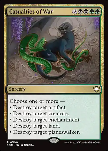 Casualties of War - soc Spoiler