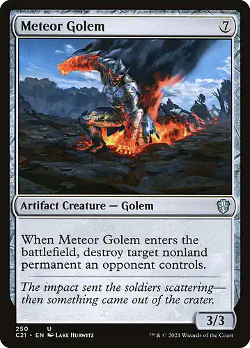 Meteor Golem - c21 Spoiler