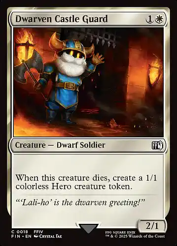 Dwarven Castle Guard - fin Spoiler