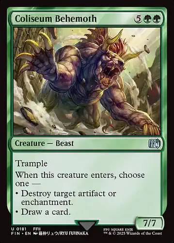 Coliseum Behemoth - fin Spoiler