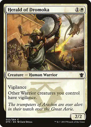 Herald of Dromoka - dtk Spoiler