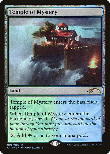 Temple of Mystery - cp1 Spoiler