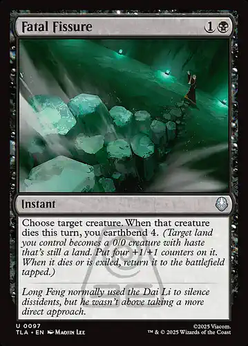 Fatal Fissure - tla Spoiler