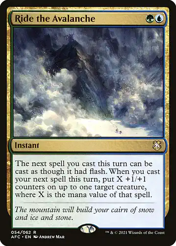 Ride the Avalanche - afc Spoiler