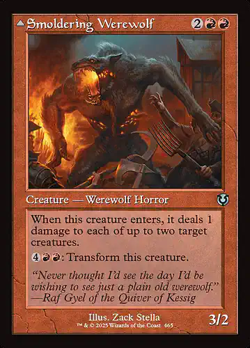 Smoldering Werewolf - inr Spoiler