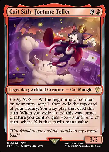 Cait Sith, Fortune Teller - fic Spoiler