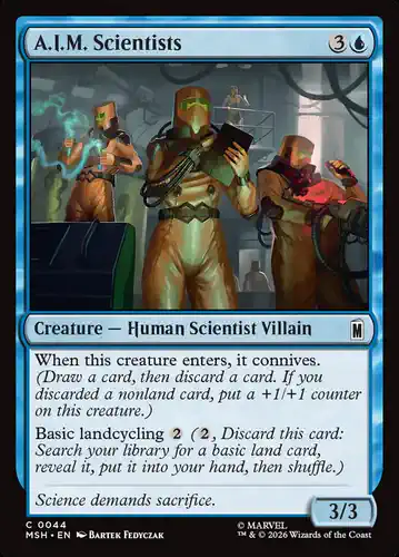 A.I.M. Scientists - msh Spoiler