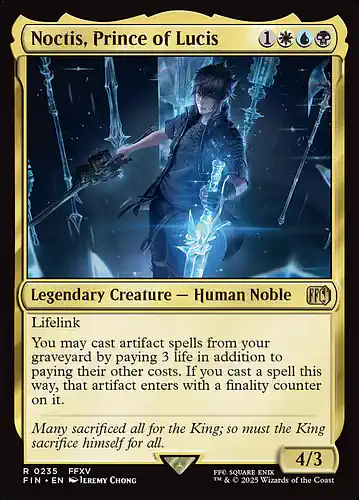 Noctis, Prince of Lucis - fin Spoiler