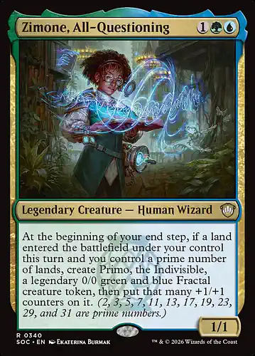 Zimone, All-Questioning - soc Spoiler