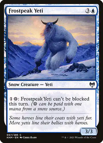 Frostpeak Yeti - khm Spoiler