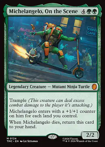 Michelangelo, On the Scene - tmc Spoiler