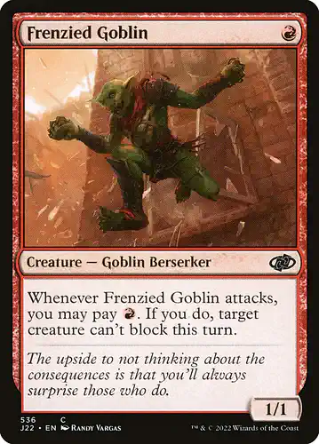 Frenzied Goblin - j22 Spoiler