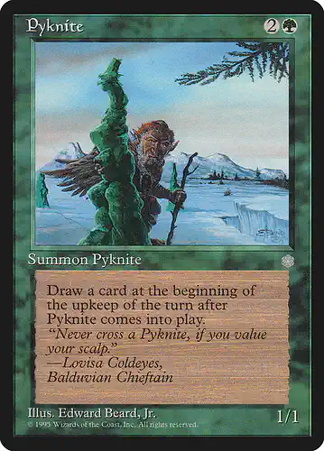 Pyknite - ice Spoiler