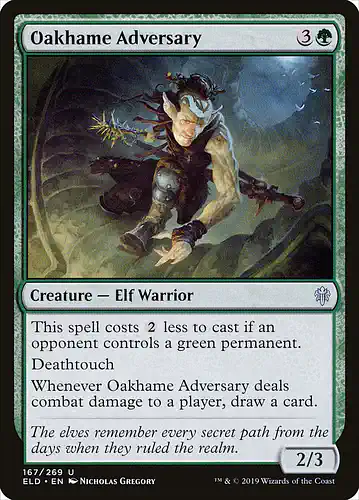 Oakhame Adversary - eld Spoiler