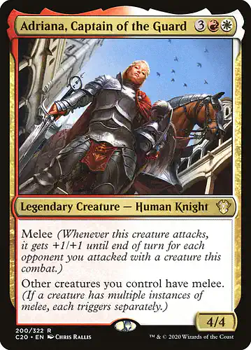 Adriana, Captain of the Guard - c20 Spoiler