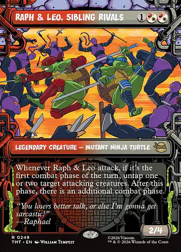 Raph & Leo, Sibling Rivals - tmt Spoiler
