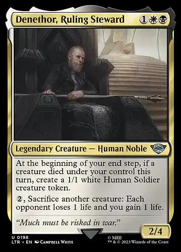 Denethor, Ruling Steward - ltr Spoiler