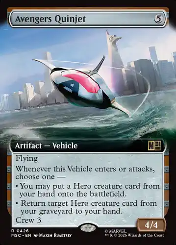 Avengers Quinjet - msc Spoiler