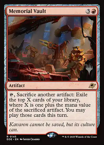 Memorial Vault - eoe Spoiler