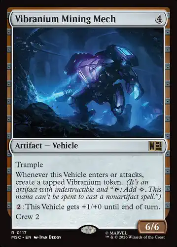 Vibranium Mining Mech - msc Spoiler
