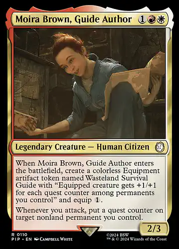Moira Brown, Guide Author - pip Spoiler